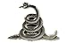 DON'T TREAD ON ME Rattlesnake Biker Motorcycle Jacket Vest Hat Tie Tack Lapel Pin