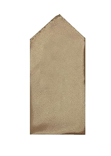 Image of TIE STUDIO Men's Solid Pocket Square | Size- 10cm x 10cm | Colour-Royal Blue | Pack of 1 |