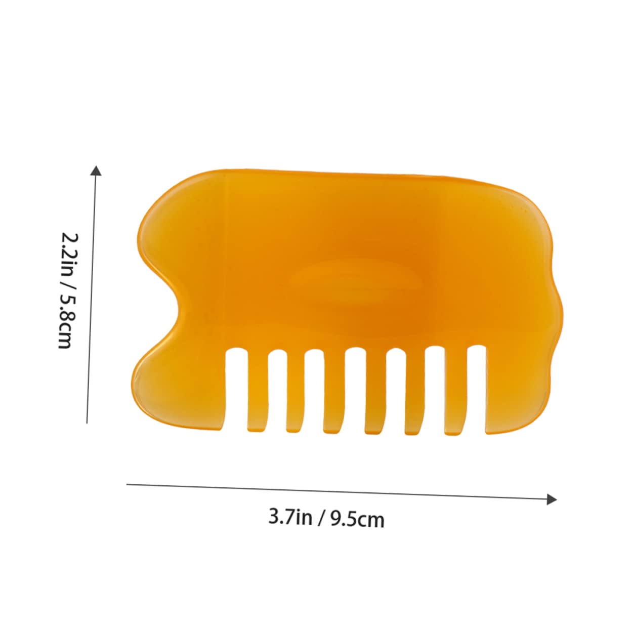 Gatuida 3 Set Regola La Circolazione Rilassa La Gua Sha Raschiando Pettine Cuoio Capelluto Raschiando Bordo Naturale Per Il Corpo 2 Pezzi * 3