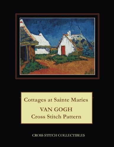 Cottages at Sainte Maries: Van Gogh Cross Stitch Pattern