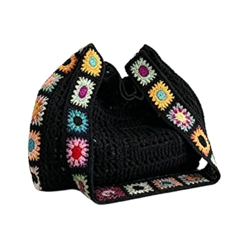 Bolso grande Boho de ganchillo ligero para playa, piscina y viaje
