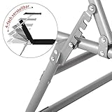 Sonnenliege Hawaii Dach Tragegriff Verstellbar Gartenliege Strandliege Freizeitliege Liege Anthrazit - 6