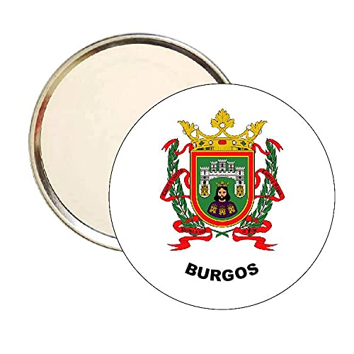 ROUND MIRROR. HERALDIC SHIELD BURGOS - BURGOS