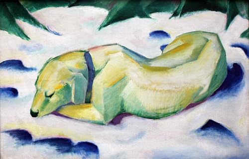 Affiches d'Art Chien Peinture sur Toile pour Décoration Murale de Salon