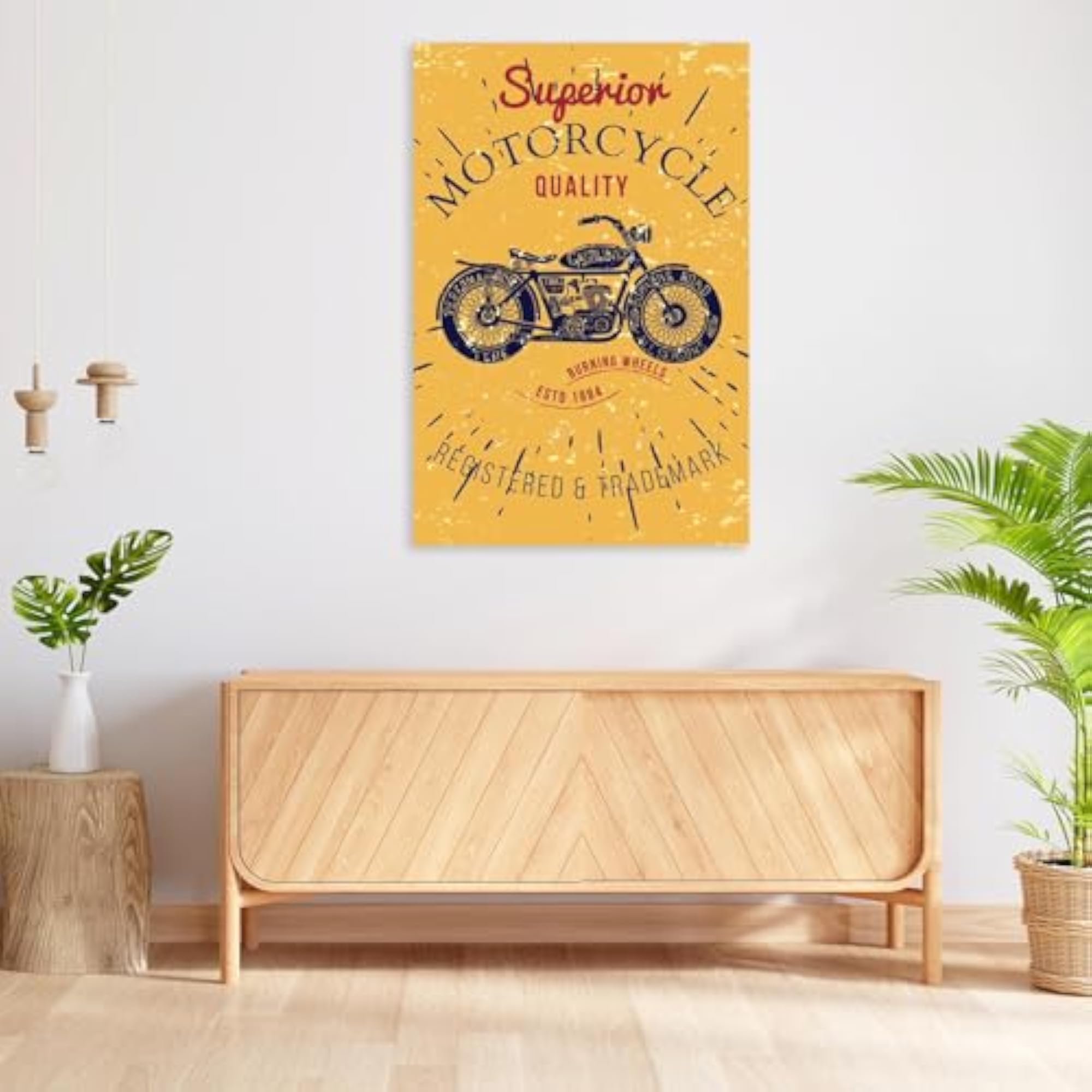 Motorcycle Graphic D3 Peel & Stick Vinyl Wall Sticker