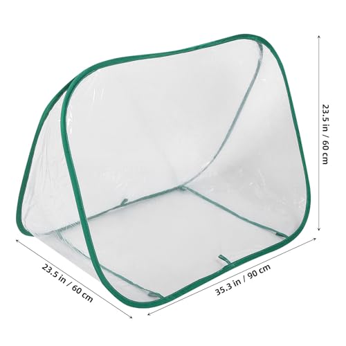 Mini serre en PVC transparent robuste protection succulentes