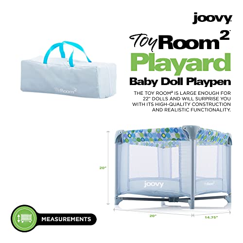 Joovy 1003 Toy Room² Playard Baby Doll Playpen Featuring Sturdy Steel Frame And Collapsible Design Allows For Easy Fold For Travel, And Travel Case - Large Enough For 22 Inch Dolls thumb #6