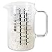 wenco Glas-Messbecher/-Messkanne, Zwei Skalen und verschiedenen Maßeinheiten, 500 ml, Glas, 555067, Transparent