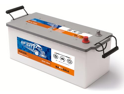 La Casa della Batteria Batteria Trattore e Camion Expedit Moving Energy Tech Batteria 12v 180Ah 1200A SX 513x223x223cm Senza Manutenzione Pronta all'Uso Made in Italy