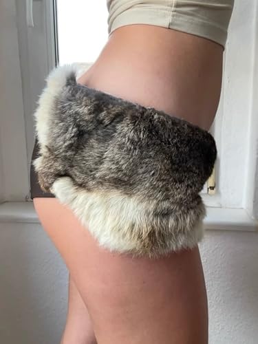 RICHTRUE Therian Y2k Belt Women Trendy Fur Belt Furry Grunge Belt 2000s Streetwear Belt Accessories Emo Stuff3