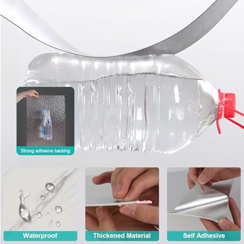 Pvc-vloerbedekking, zelfklevende tegels, 22 stuks, 30 x 30 cm (2 m²), zelfklevende vinyltegels, betoneffect, antislip, waterdicht, oliebestendig, snijbaar, vloerstickers voor slaapkamer, keuken - Image 3