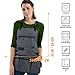 Under NY Sky Tool Apron – Magnetic Tool Holder – Heavy Duty Gray Oxford Canvas – Cross-Back – 18 Pockets – Adjustable for Men, Women – Pro Mechanic, Woodworker, Carpenter, Electrician, Gardener Apron