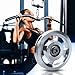 Aluminum Alloy Bearing Pulley Wheel, Universal Sliver Strength Training Equipment Pulley Wheel Gym Accessory, Fitness Pulley Wheel for Gym Equipment Part Cable Merchine (114mm)