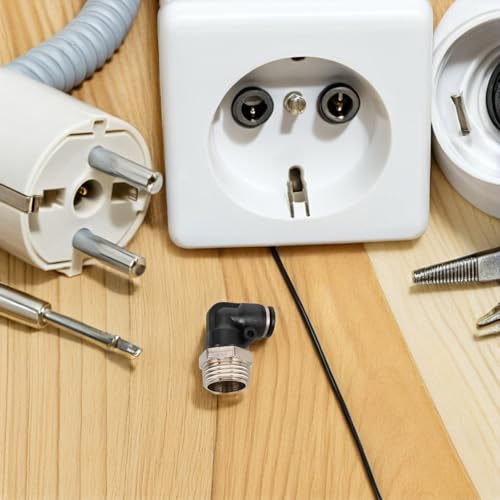 Codo roscado para compresor de aire accesorios de tuberías de presión de 10 piezas 7