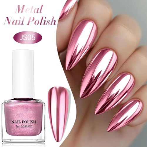 Esmalte de uñas efecto espejo de secado rápido que soluciona las uñas apagadas 7