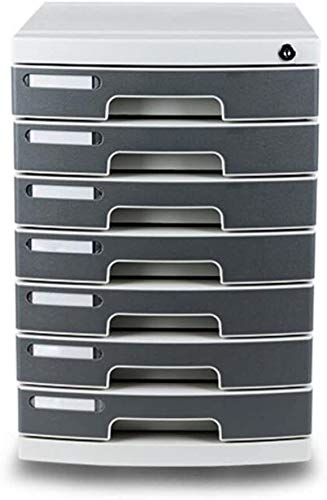 Lamyanran Desk Organization and Storage File Office Supplies Stationery Storage Box A4 Multi-Layer Storage Cabinet Drawer Cabinet