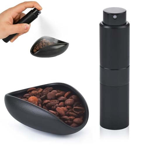 Qaestuan Juego de Taza Dosificadora de Granos de Café, Cuenco...