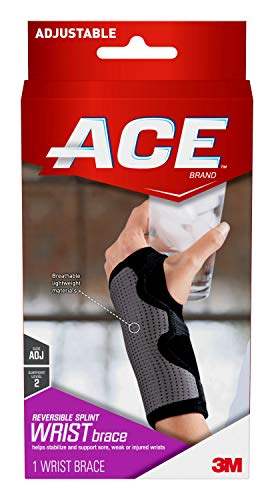 ACE Reversible Splint Wrist Brace, Provides support to stiff, weak or injured wrist