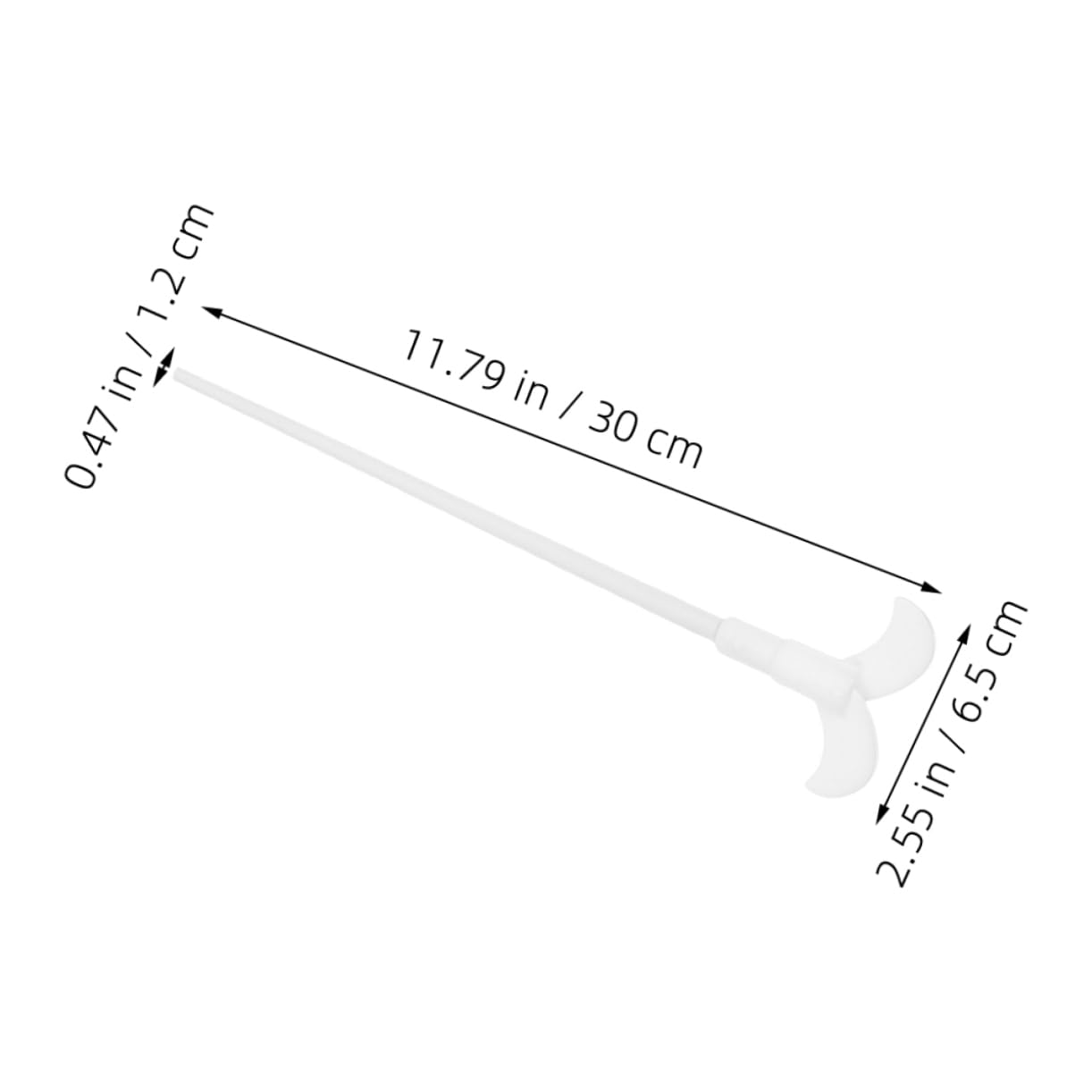 SOLUSTRE Stir Rod for Chemistry 30cm High Temp Resistant Paddle Lab Mixing Tool Experimental Stir Bar Long-Lasting Durability