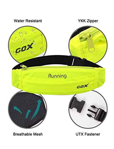 Gox Fanny Pack For Men Running Pouch Belt,Phone Holder Waist Pack Sport Hiking Walking Traveling (green) - Thumbnail 5