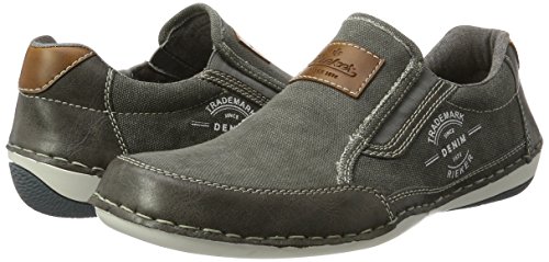 Rieker B9252, Mocassini Uomo, Grigio
