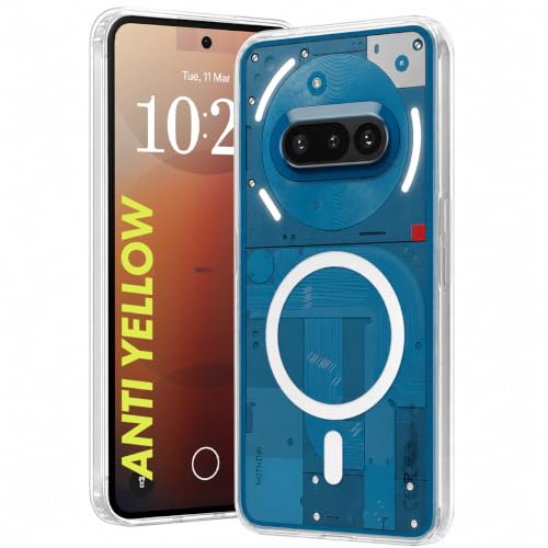 Image of DIZORO Crystal Clear Compatible with Nothing 3A Case with Anti-Yellow Anti-Scratch Shockproof Transparent Cover.