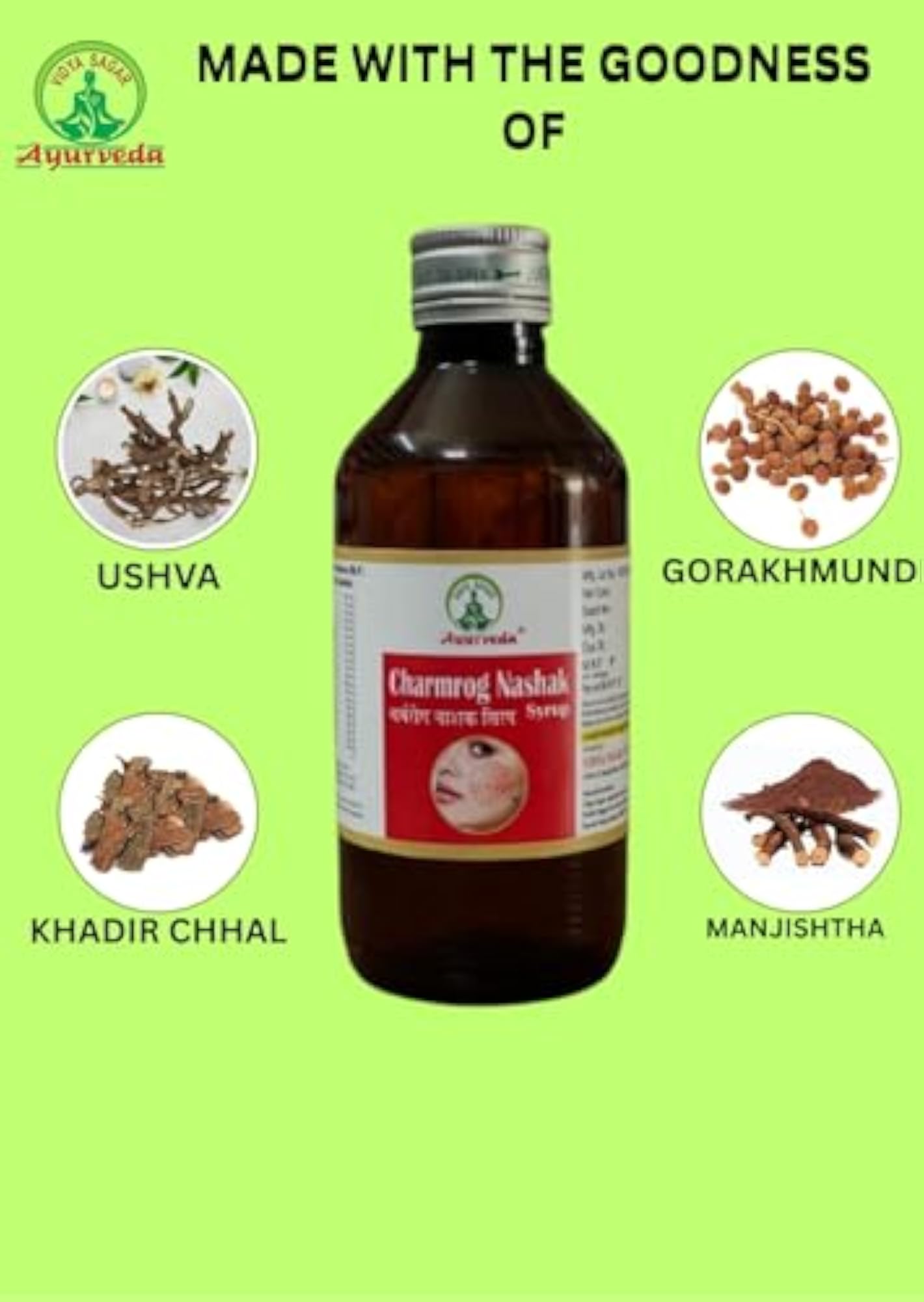Charmrog Nashak Syrup for Skin Conditions