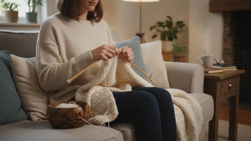 Image of Handcrafted Wooden Yarn Knitting Crochet Bowl Holder For Skien Yarn Balls Decorative Storage Organizer Crocheting Needlework Knitting Accessories Kit Supplies Sturdy Non Slip Gifts For Mother Her