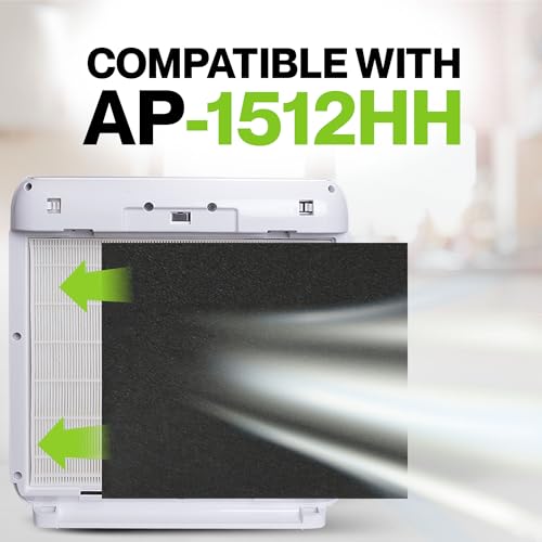 Image of AP-1512HH HEPA Set Compatible with Coway Filter - 2 Year Supply - Compatible with Coway Airmega AP-1512HH & Airmega Filter Replacement - Helps Remove Smoke, Dust, Pollen, Dust, Debris, Pet Dander