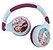 Lexibook- Cuffie Bluetooth 2-in-1 Frozen Disney Elsa Anna Olaf-Stereo Senza Fili cablato, cassaforte per Bambini per Ragazze, Pieghevole, Regolabile, Blu/Viola, Colore