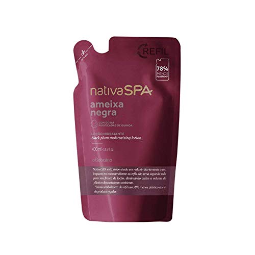 Nativa SPA Refil Hidratante Corporal Ameixa Negra 400ml - Cód.77356