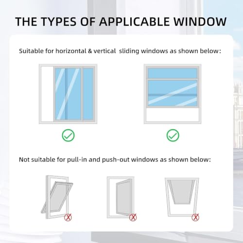 Image of Portable AC Window Seal Kit, Adjustable 10x24-36 Inch Sliding Window Seal