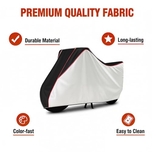 Image of Stylish Water Resistant Scooty Body Cover Compatible with Access 125 & All Models | UV Protection, Dustproof, Heat Resistant, Two Wheeler | New All Weather Protection, Dust & Rain