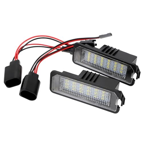 Luces de matrícula LED 12V para coche VW Golf 4 5 6 MK4 MK5 y Passat CC Polo