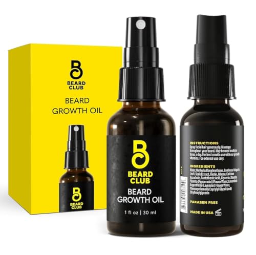 The Beard Club Biotin Beard Growth Oil Spray
