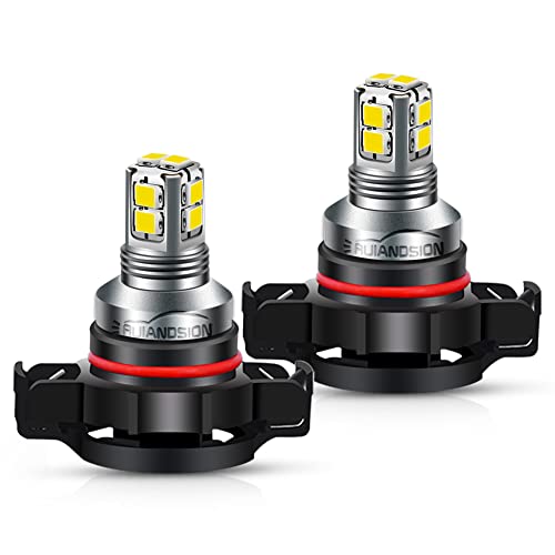 Ruiandsion 2pcs PY24W LEDd 10-30V 3030 10SMD`bvZbgG[t[Canbustg^[VOidAzCg