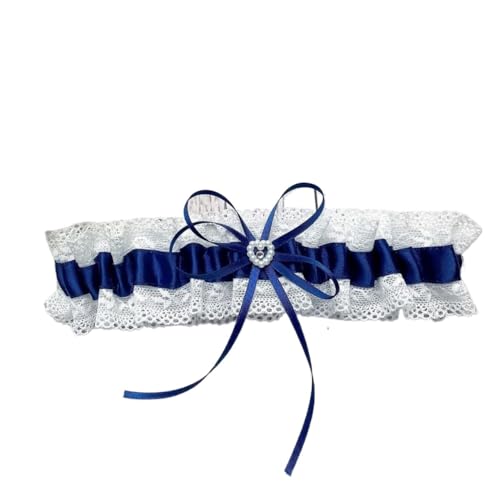Ceinture de mariée en dentelle florale avec nœud en strass