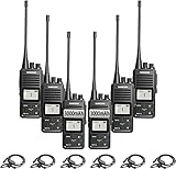 SAMCOM Two Way Radios Long Range Walkie Talkies for Adults with Headphones,20 Channel Programmable H