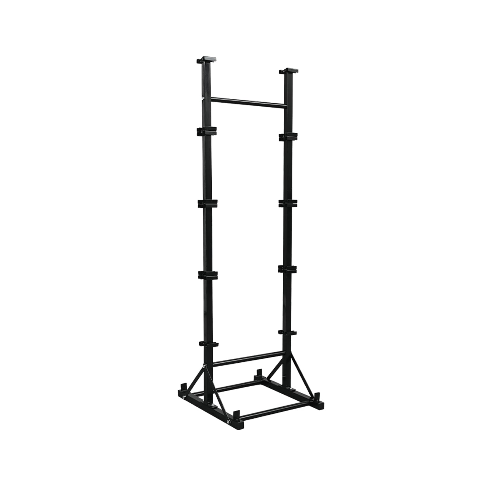 YNBSHGAA Double-Sided Floor Tile Display Rack for Sample Boards, Metal Ceramic Stone Slab Holder, Exhibition Display Stand, Black,Black-149x50x46cm