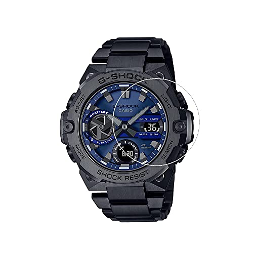 G-SHOCK 【GST-B100-1AJF】 強化ガラスH9保護フィルム付き Amazon | 【3枚入】For GST-B100対応腕時計用液晶保護フィルム高透過率