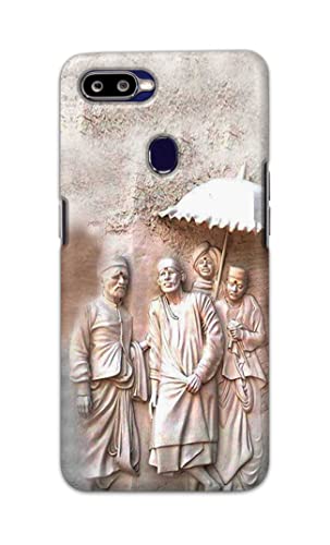 Image of Printed Hard Back Cover Case for Oppo F9 | Oppo F9 Pro | Realme U1 Back Cover (Sai Baba) -1803