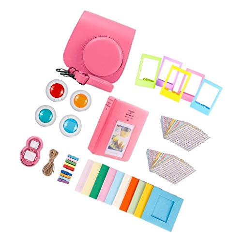 Almencla compatível com Fujifilm Instax Mini 9 ou Mini 8 8+ inclui capa/álbum/conjunto de filtro de