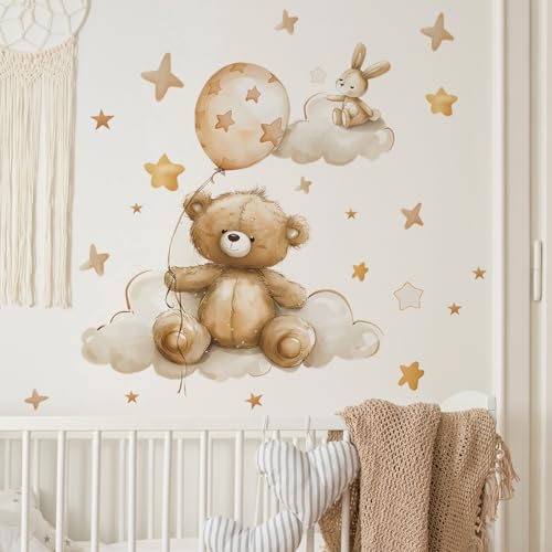 Vinilo decorativo infantil con animales, removible y resistente al agua miniatura 4