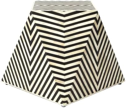 Butler Specialty Zanzibar Bone Inlay Accent Table in Black