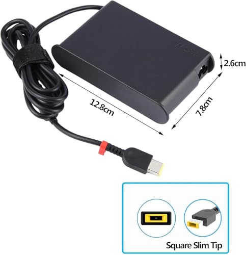 Image of 135W USB AC Charger Compatible with Lenovo ThinkPad X1 Extreme Gen 1 2 3 4 5 W540 W541 T440 T440S T440P T470P T540p T15p Ideapad Yoga Y50-70 Y50-80 Y50p Y50p-70 Y50c Laptop Adapter (LE 135W USB)