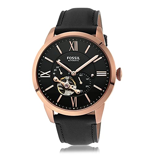 Fossil Townsman Auto Analog Black Dial 