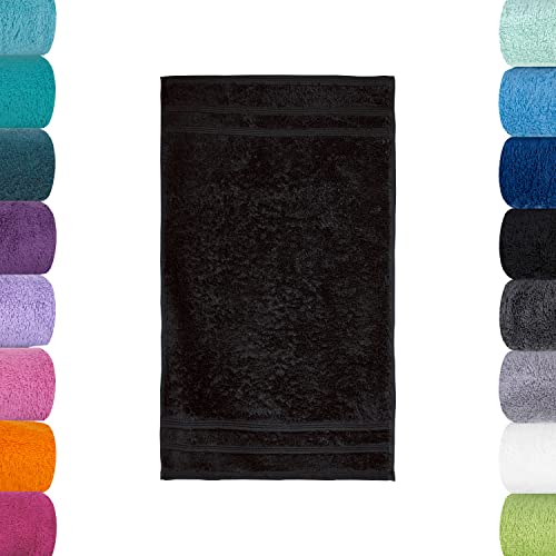 Toallas de Mano Negras Marca Lavea