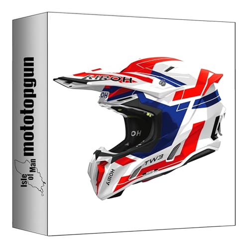 Casque Off-Road Airoh Twist 3 Dynasty XL pour éliminer la chaleur en Moto Cross