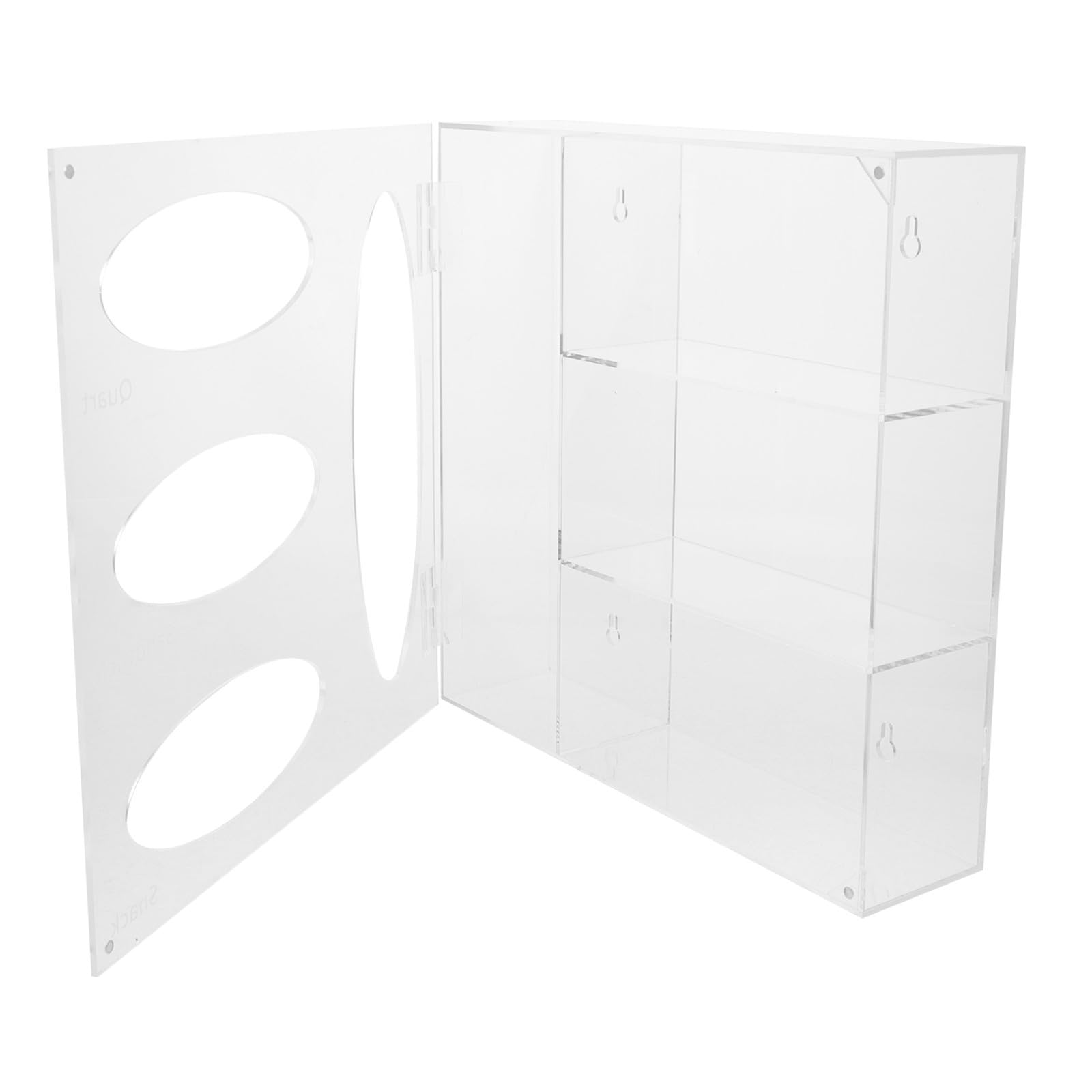 Yardenfun 1set Dispenser Porta Guanti e Mascherine da Parete in Acrilico Trasparente Organizer Stabile e Multifunzionale per Laboratori e Uffici Scatola Porta Guanti Monouso con Accesso