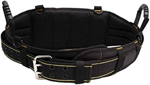 Padded Tool Belt Comfortable Tool Belt for Men Heavy Duty Work Tool Belt With Back Support Heavy Foam Padding Carrying Handle…